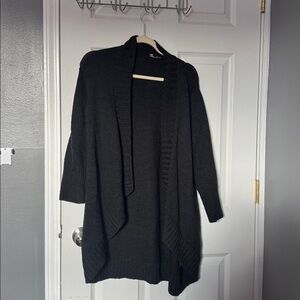 Eileen Fisher Charcoal Knit Sweater